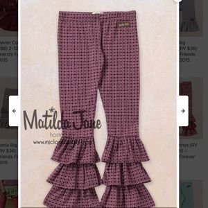 Matilda Jane Caroline Benny Leggings Girls Size 8